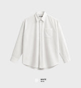 [LOOKPLE x LEBELMENT] サマーアイスフィットシアーサッカーオーバーサイズドシャツ