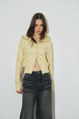 bt hood zip up (yellow)