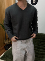 Riv blend v-neck knitwear
