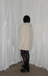 FUR COLLAR COAT (IVORY, BEIGE 2COLORS!)
