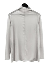 Mesh see-through polar long-sleeve tee