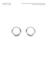[925 silver] Deux.silver.35 / スターリーピアス (ゴールド)