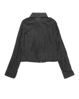 アシンメトリーストライプシャツ