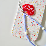 [MADE]Red Love-Cloud Bead Strap