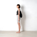 WAVE HALF LEGGINGS - ASH GREY