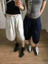 クウォーターバミューダパンツ (2color)