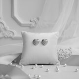 スーパーノヴァ ハート ピアス - シルバーカラー