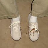 Fuzzy Men 0021. Stiched Lace-Up - 4colors