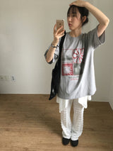 ロージーフラワーニットバッグ (2color)