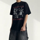 Gram Hand-Printed Vintage Short Sleeve T-shirt 