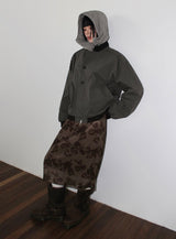 HIDDEN BUTTON TANKER JACKET
