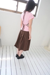 stripe holter sleeveless (2c)