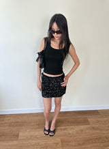 mesh ribbon mules