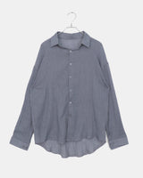 Ennie loose fit gauze see-through shirt