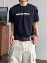 リレーション クロップ ハーフTシャツ (4color) (No.985)