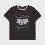 Maltese Archive Ringer Half Sleeve T-shirt Ver.2