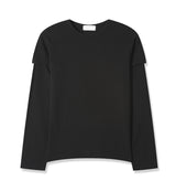 カットアウトレイヤードTシャツ