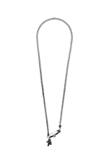 Cross pin necklace