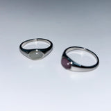Cat's Eye Oval Stone Ring