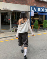 Big cargo bermuda pants