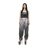 METALIC PANTS SILVER