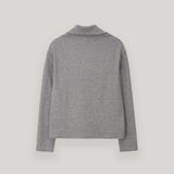 Melange Snap Knit Polar Tee