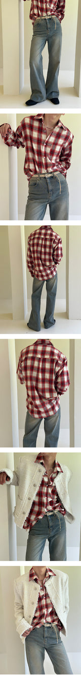 [F/W] Tail check overfit shirts (2color)