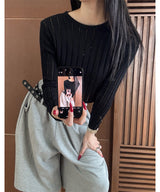 シースルークロップニット(3color)