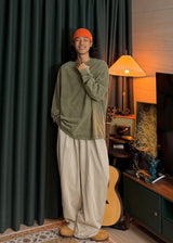 Pigment Balloon A-Line Wide Pants 4COLOR