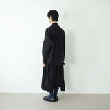 layered skirt pants