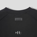 [HFORUS MADE]レイヤーショルダースウェットシャツ イン ブラック