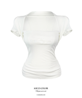 Yuna Slim Bolero Top (3color)