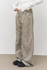 Cut Curved Pocket Pants