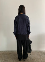 Anka Layered Wrap Skirt Pants