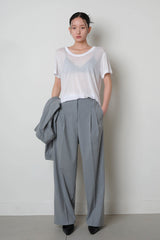 See-through Tencel Tee_White