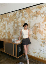 Special flower beaded sleeveless top