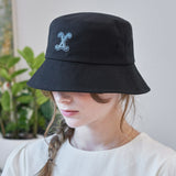 VA Curved Patch Bucket Hat / Black