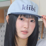 logo two tone cap sky blue & navy