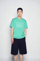 25SS ADLV プラネットショートスリーブTシャツ ダーク ライトグリーン