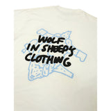 PEANUT STAIN - ノット スリーピング ウルフ  アイボリー オーバーサイズド Tシャツ