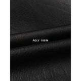 エッセンシャルクラックレザーバイカージャケット(Black)