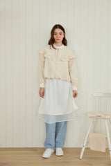 SHEER SIMPLE SKIRT