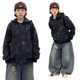 Vintage Work Camo Hooded Jacket