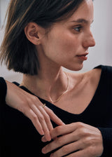 [925 silver] Deux.silver.186 / リュバンピアス (ゴールド)