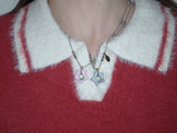 gleaming little star berry necklace [silver]