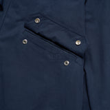 24FW SCRIPT LOGO PRINTING FISHTAIL JACKET NAVY