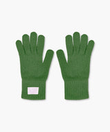  Let It Snow Label Gloves (Green)