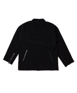 HIDDEN SHIRT JACKET-BLACK