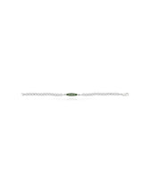 GREEN TAG BALL BRACELET