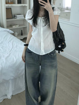 Raina Puff Blouse (2 colors)